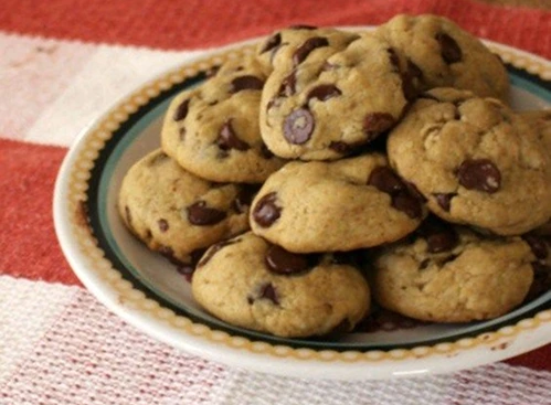Bolachas de chocolate crocantes sem glúten